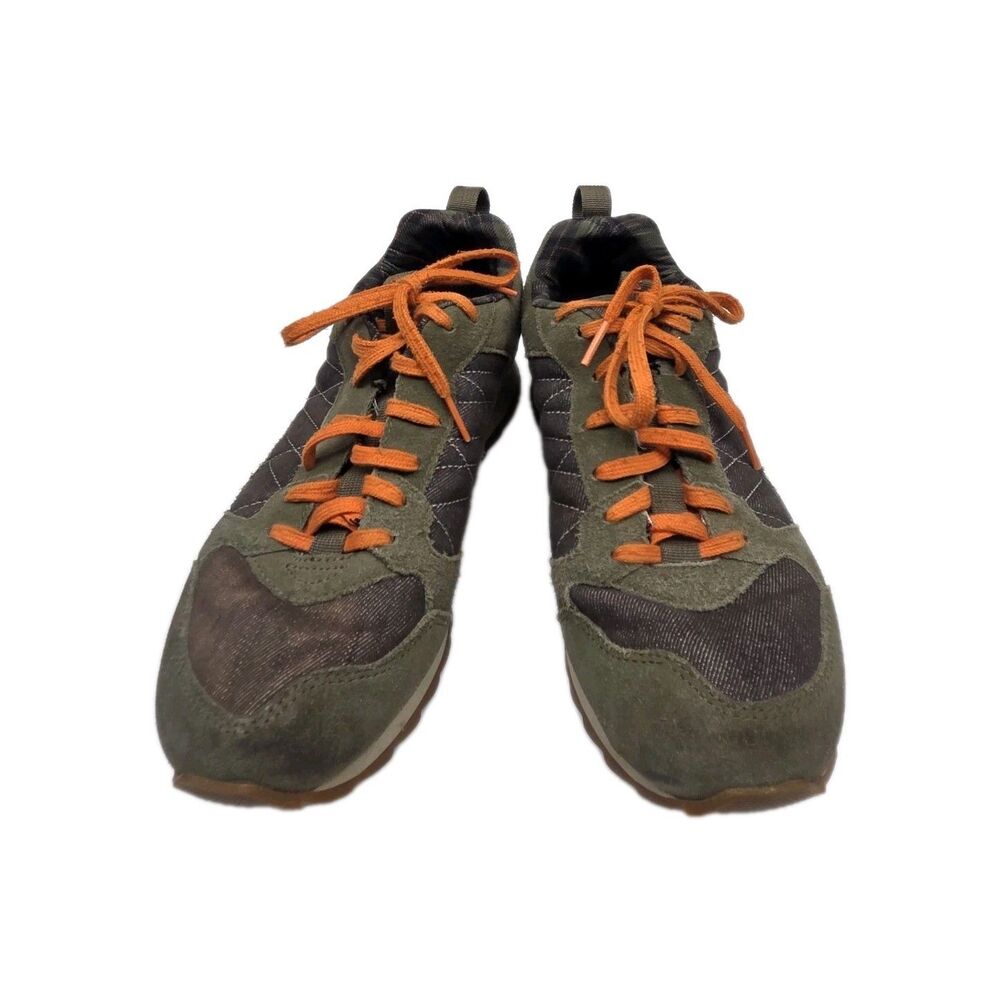 Merrell J61889 Alpine Sneaker Mens Leather Shoes 7.5 Olive Drab Green Hiking